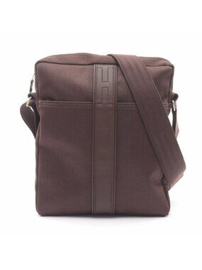Hermes Shoulder Bag Acapulco Pochette Bandouliere MM Brown Leather